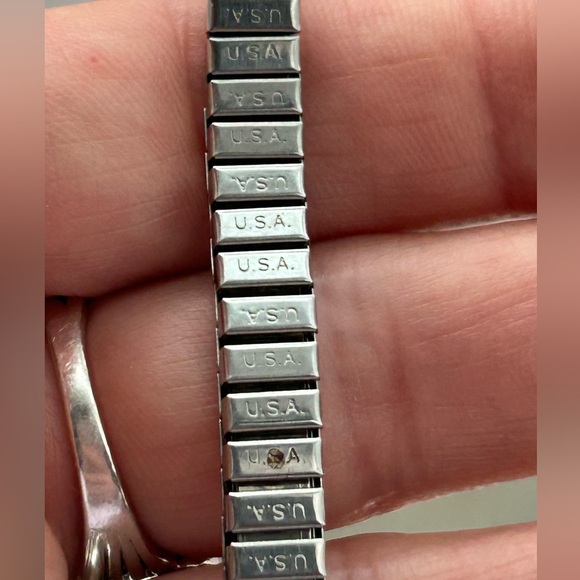 Vintage Native Turquoise watch tips with expansion band - Picture 4 of 6